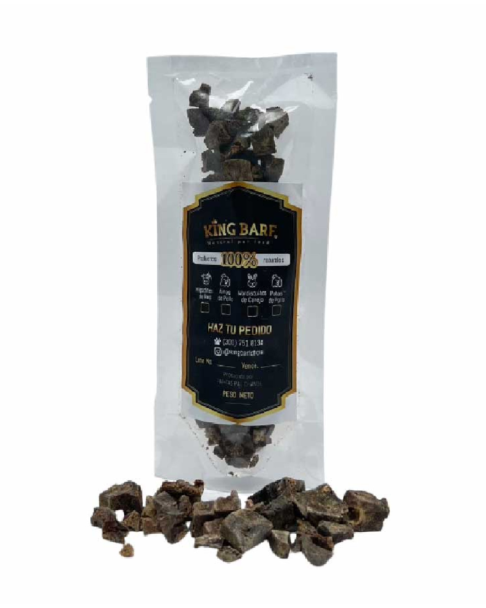 Higaditos de Pollo Deshidratados